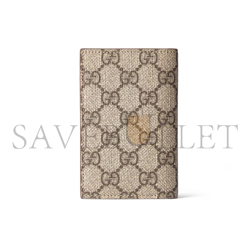 GUCCI BROWN INTERIOR GG LONG CARD CASE 768249 (15*12cm)